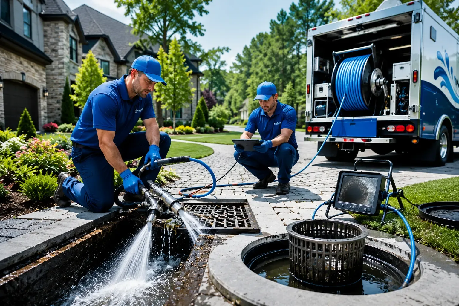 Local outdoor drain cleaning professionals in Brunswick, ME